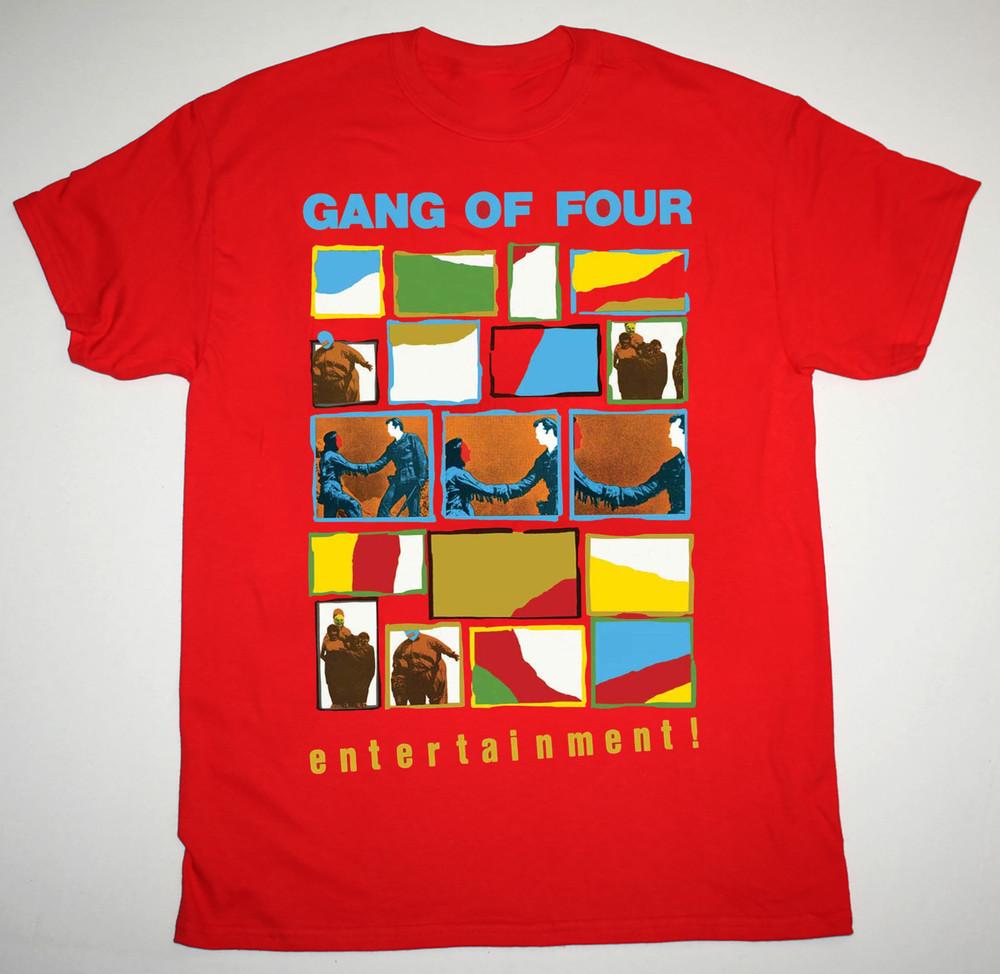 Gang of Four Entertainment Music Shirt Classic Red Unisex S-5XL 1J0533 Unisex T-Shirt L