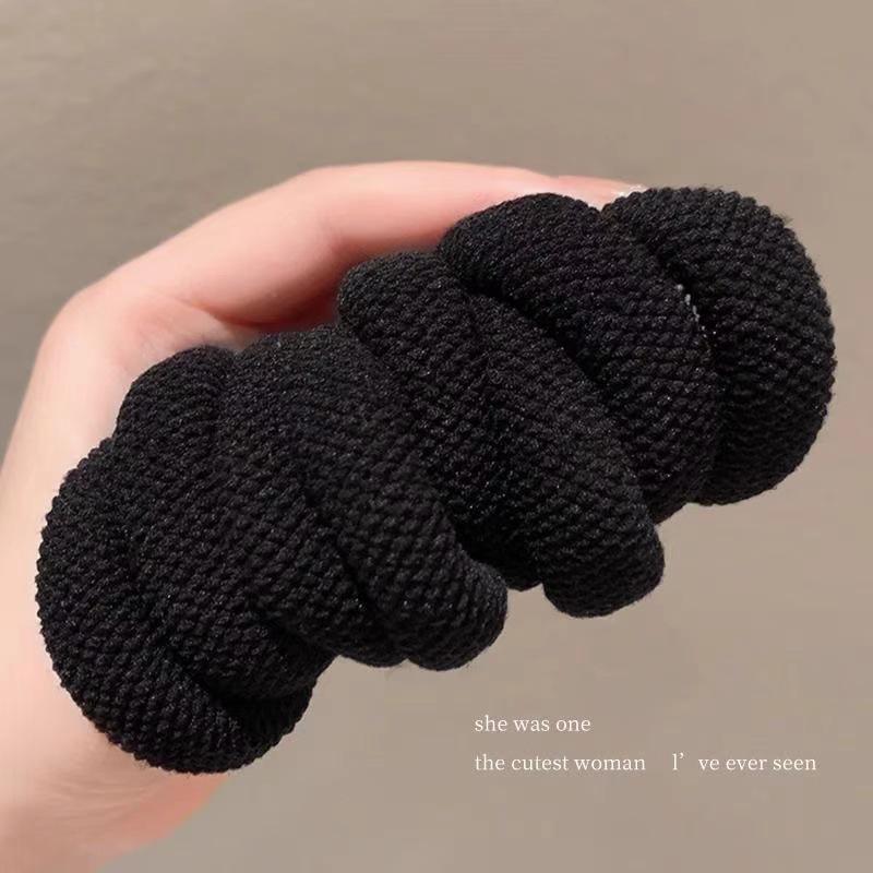 Kräftiges & Dickes Elastisches Gummi-Haargummi - Hoher Pferdeschwanz & Langlebige Schlaufe für Frauen