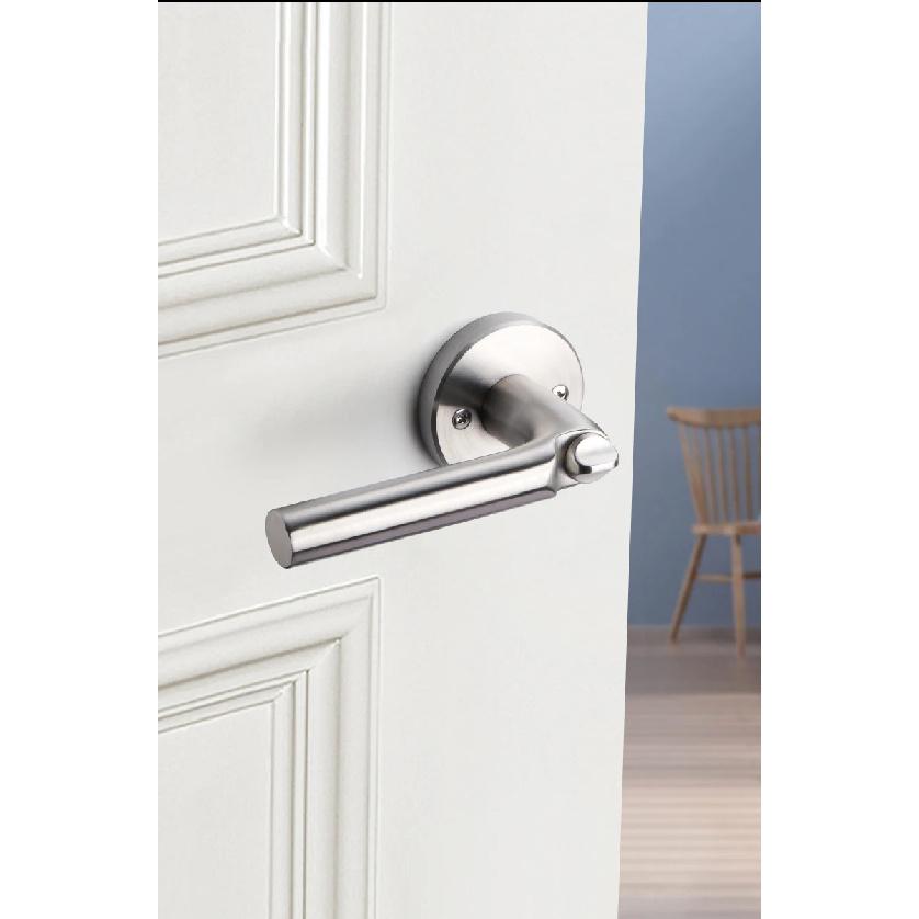 304 Stainless Steel Fire Door Fire Door Lock With Key Three-lever Handle Lock Replacement Ball Lock Bathroom Keyless Door Lock
