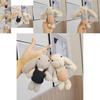 Adorable Cartoon Rabbit Keychain Plush Toy With Big Ears Perfect For Gifts And Collectibles