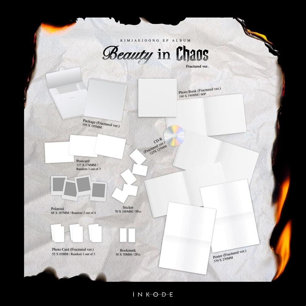 KIM JAE JOONG (JYJ) - Beauty In Chaos (Collapse Ver., Fractured Ver.)