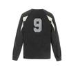 Mens Long Sleeve Cotton T-Shirt Vintage Washed Retro Moto Style Loose Fit Sport Graphic Tee