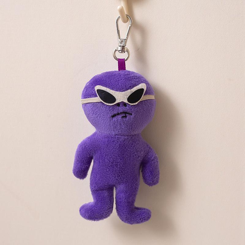 Funny Alien Plush Keychain - Cute Korean Star Bag Ornament