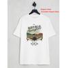 Camiseta Gráfica de Manga Corta Buffalo Springfield, Camiseta de Música Retro