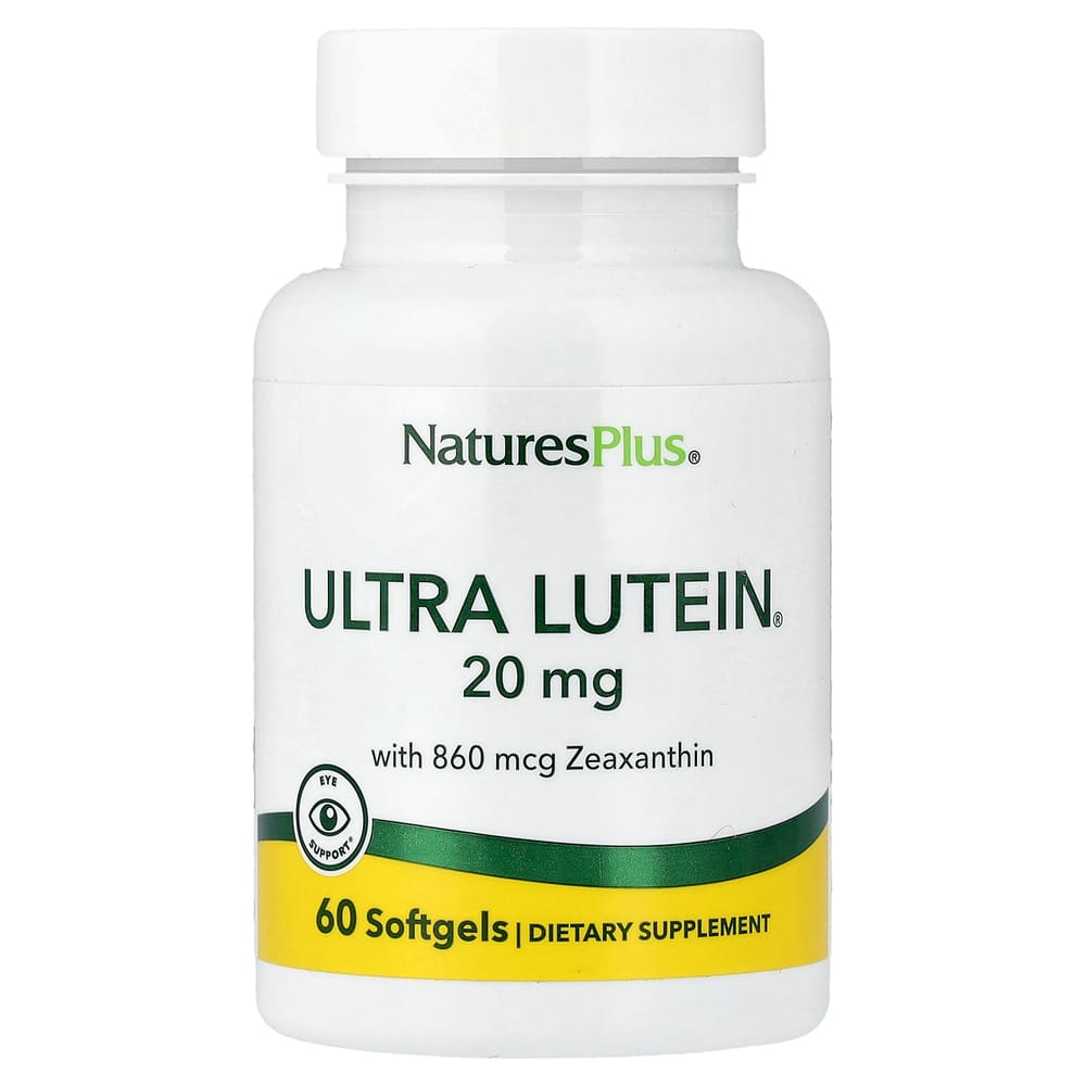 Nature'sPlus Ultra Lutein 20mg with Zeaxanthin, 60 Softgels