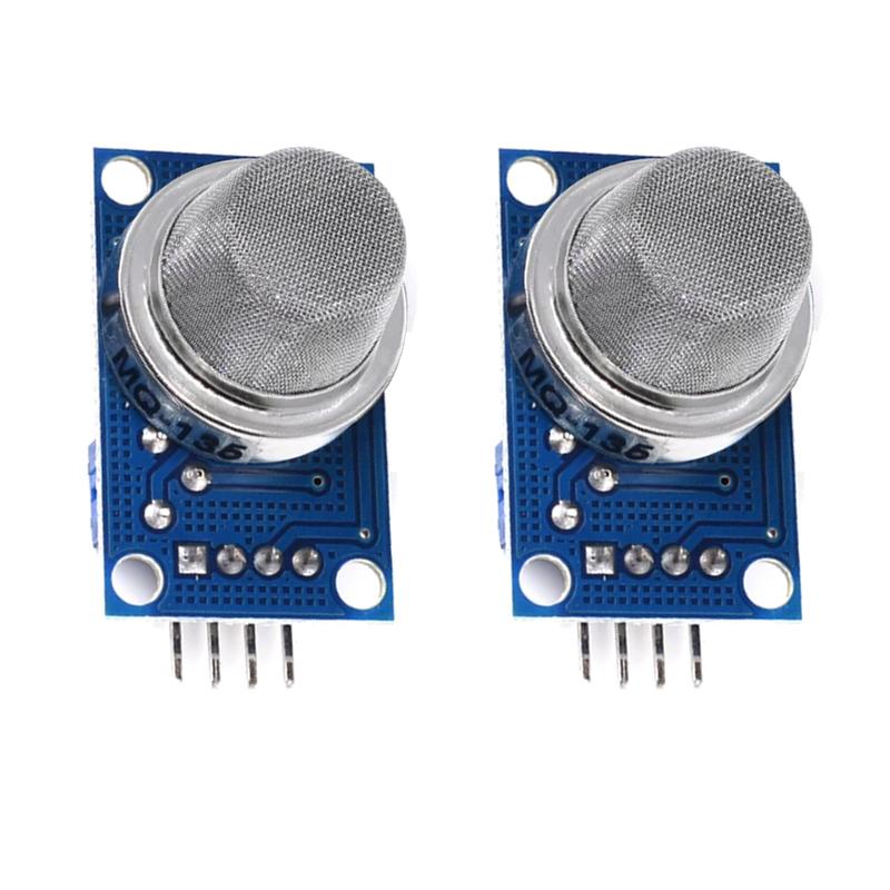 1PCS MQ-135 Air Quality Gas Sensor Module for Arduino Harmful Smoke Detection for Industrial and Household Dual Signal Output 5V