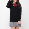 Yousheng Knitting Sweater V-Neck Solid Color Long Sleeve Ribbed Hem Cuff Regular Fit Jumper Tops Autumn Winter Casual Street Party Sweater