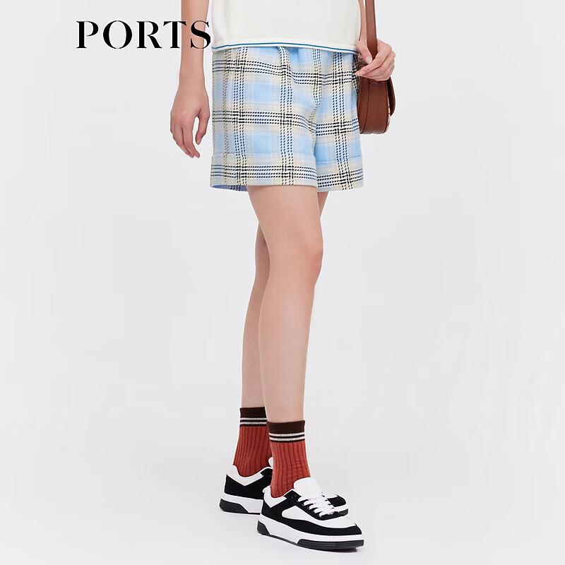 PORTS Women's French Plaid Casual Long Pants