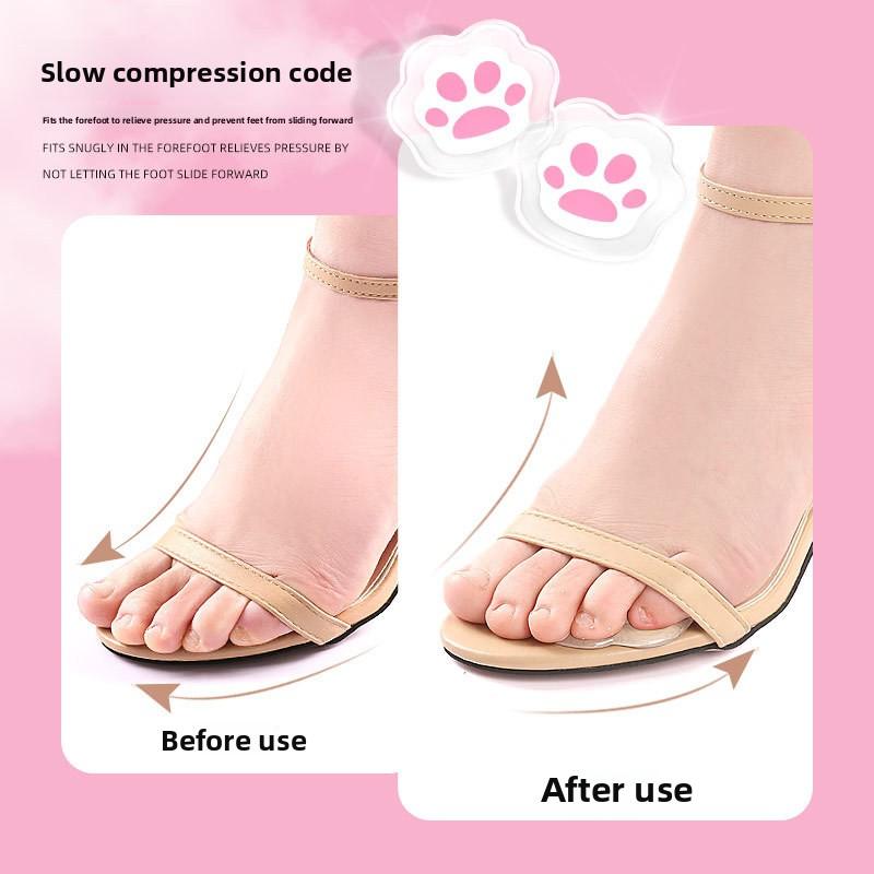 GEL Forefoot Pad High Heels Anti-wear Random Paste Foot Forefoot Soft Shock Absorber Half Size Pad
