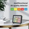 4inch Large Screen Multifunction Air Quality Monitor Including Temperature, Humidity, CO CO2 TVOC for Home