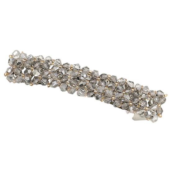 Women's Fashion Bling Headwear Handmade Full Crystal Hair Clip Barrette Hairpin