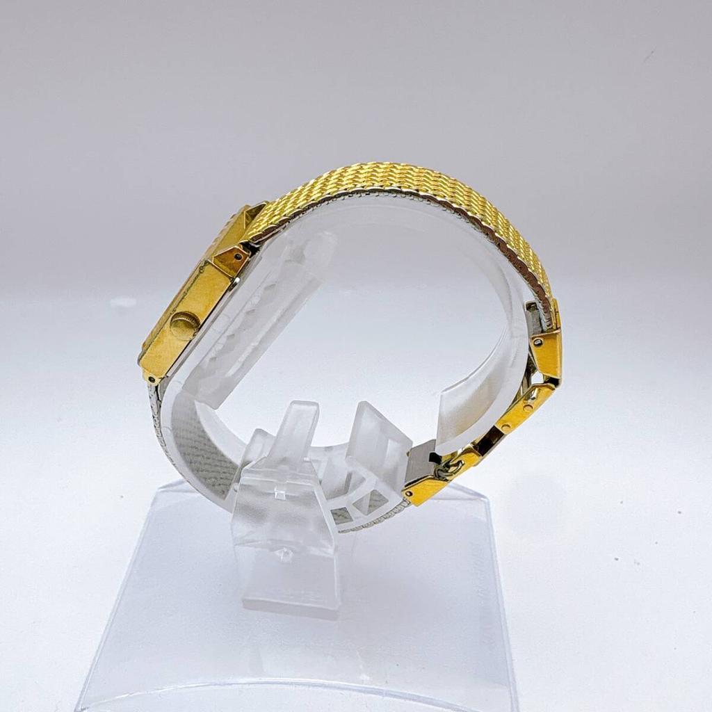 SEIKO Square Gold Watch [Working Condition] 2C21-5190