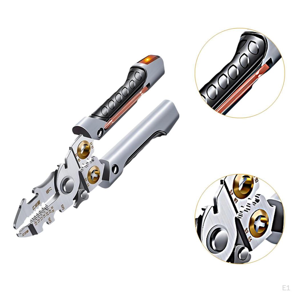 Multipurpose Wire Strippers Cable Cutting Pliers Crimping Tool Crimper