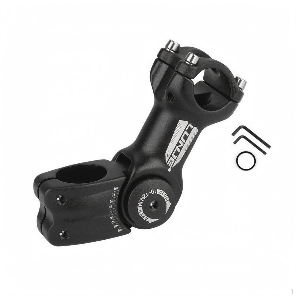 Handlebar Stem Riser Aluminum Alloy Adjustable Cast 25.490mm null Adj 60