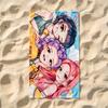Cute Chibi Anime K-pop Girls Printed Beach Towel Bath Blanket Portable Decor Gift For Fans Kids Girls Pool Picnic Summer Travel