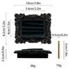 Victorian Style Black & Gold Frame Earrings, Ring, and Jewelry Holder Display