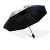 Christmas dog, automatic folding umbrella, portable and foldable design, 8 ribs, a Christmas or birthday gift.
