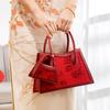 2024 Spring/Summer Red Wedding Bag Fashionable Light Luxury Bridal Bag for Women, Niche High-End Crossbody Handbag