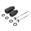Kawasaki Versys 650 2015-2023 Crash Protector Pad Set Stainless Steel POM Frame Guard Ball Caps