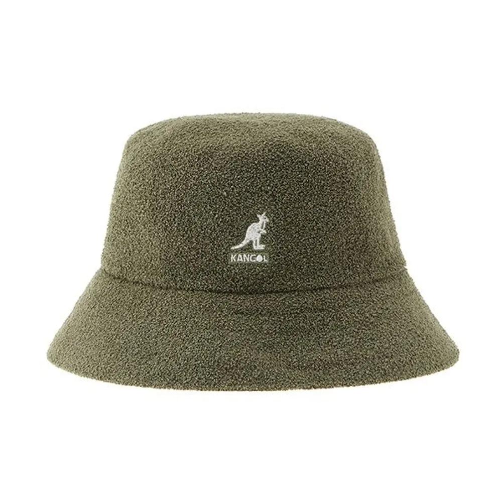 KANGOL K3050ST OIL GREEN Bermuda Bucket Hat K3050ST OIL GREEN (S)