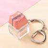 Portable Cute Animal Glowing Fidget Keyring Mechanical Keyboard Pendant Stress Relief Toy for Autism Kids
