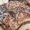 Women Paisley Flowers Thin Scarf Warm Elegant Cotton Linen Long Wrap Spring Autumn Sun Protection Scarves Hijab Bufandas Luxury
