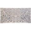 Tête De Lit - MDF - Blanc - 180 X 4 X 90 Cm - Design Mandala - Style Ethnique