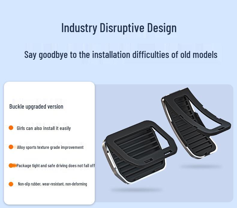 Aluminum Alloy Throttle Brake Pedal Decorations for Tesla Model Y/3 Refresh Accessories