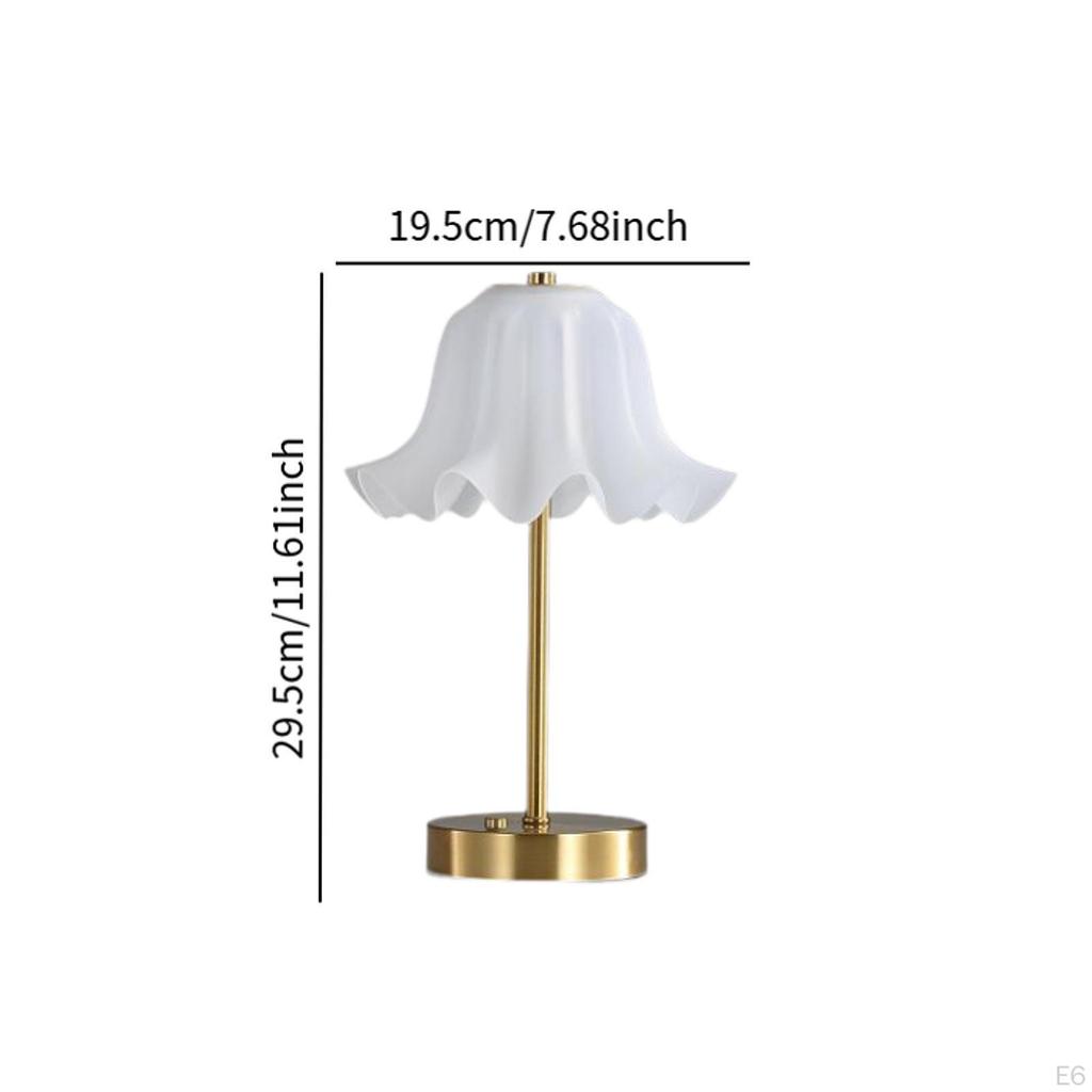 Bedside Lamp Touch Portable Table USB Charging Function Decorative Energy Saving for Bedroom