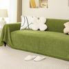 Fischgrät Sofabezug Stoff Vier Jahreszeiten Universal Einfach Modern Kratzfest Sofabezug All-Inclusive Universalbezug Einfarbig Bezug Handtuch