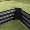 Raised Bed, Metal Planter Bed for Garden made of Robust Sheet Steel, Rust Protection, Kit without Bottom, Ideal for Vegetables, Herbs & Flowers Anthr