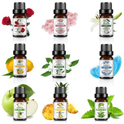 10ML Air Freshener Natural Plant Aromatherapy Essential Oil Air Conditioning Perfume Refill Aroma Diffuser Fragrance Humidifier