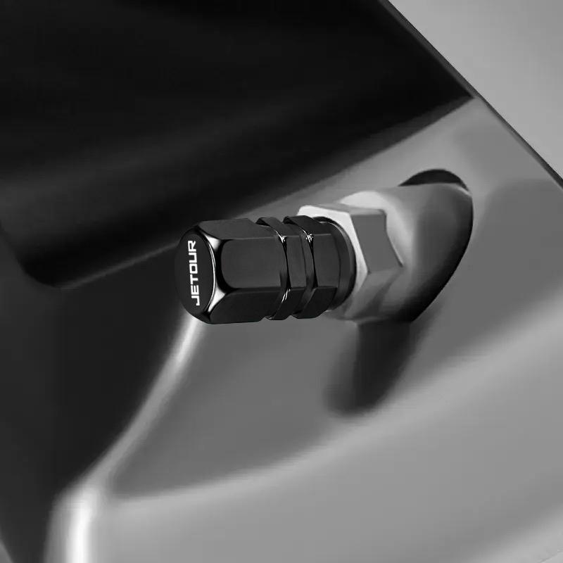 Car Wheel Tire Valve Cap Air Stem Dust Cover Auto Emblem LKDL6 Accessories For Jetour X70 X90 X70S PLUS Dashing X-1 X95 L6 i-DM