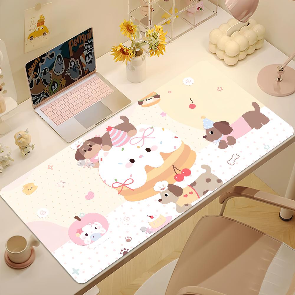 Funny Cute Dachshund Dog Mouse Pad Nonslip Thickened MousePad Large Writing Lockedge Office Student Gaming Cushion