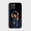Singer Cari Fletcher Phone Case For iPhone 16 15 Plus 14 13 Pro Max 12 Mini 11 X XS XR 7 8 8Plus Black Soft Phone Coque