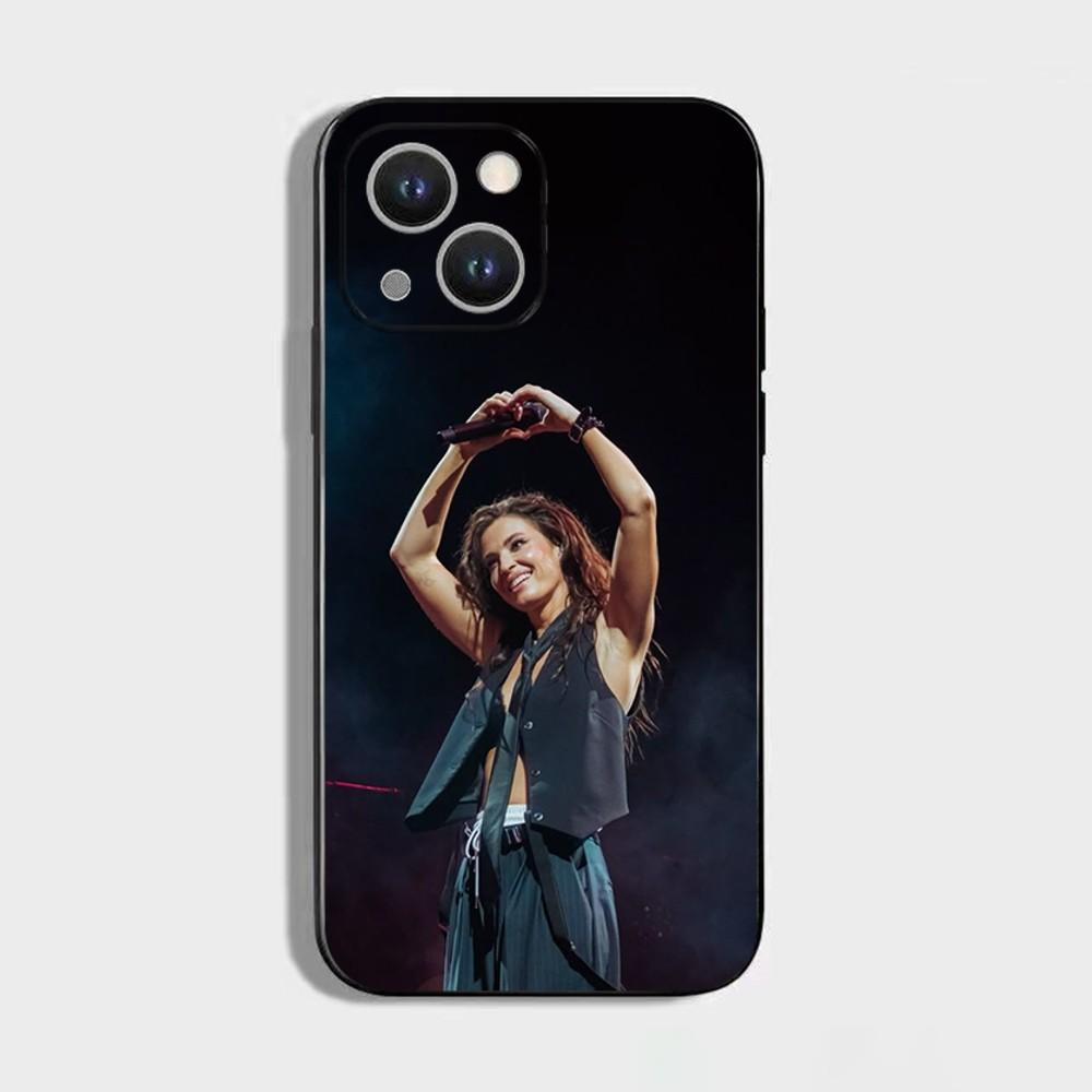 Singer Cari Fletcher Phone Case For iPhone 16 15 Plus 14 13 Pro Max 12 Mini 11 X XS XR 7 8 8Plus Black Soft Phone Coque