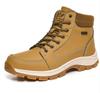 2024 Autumn/Winter Large Size Martin Boots - High Top, Casual Cotton Hiking & Workwear Shoes