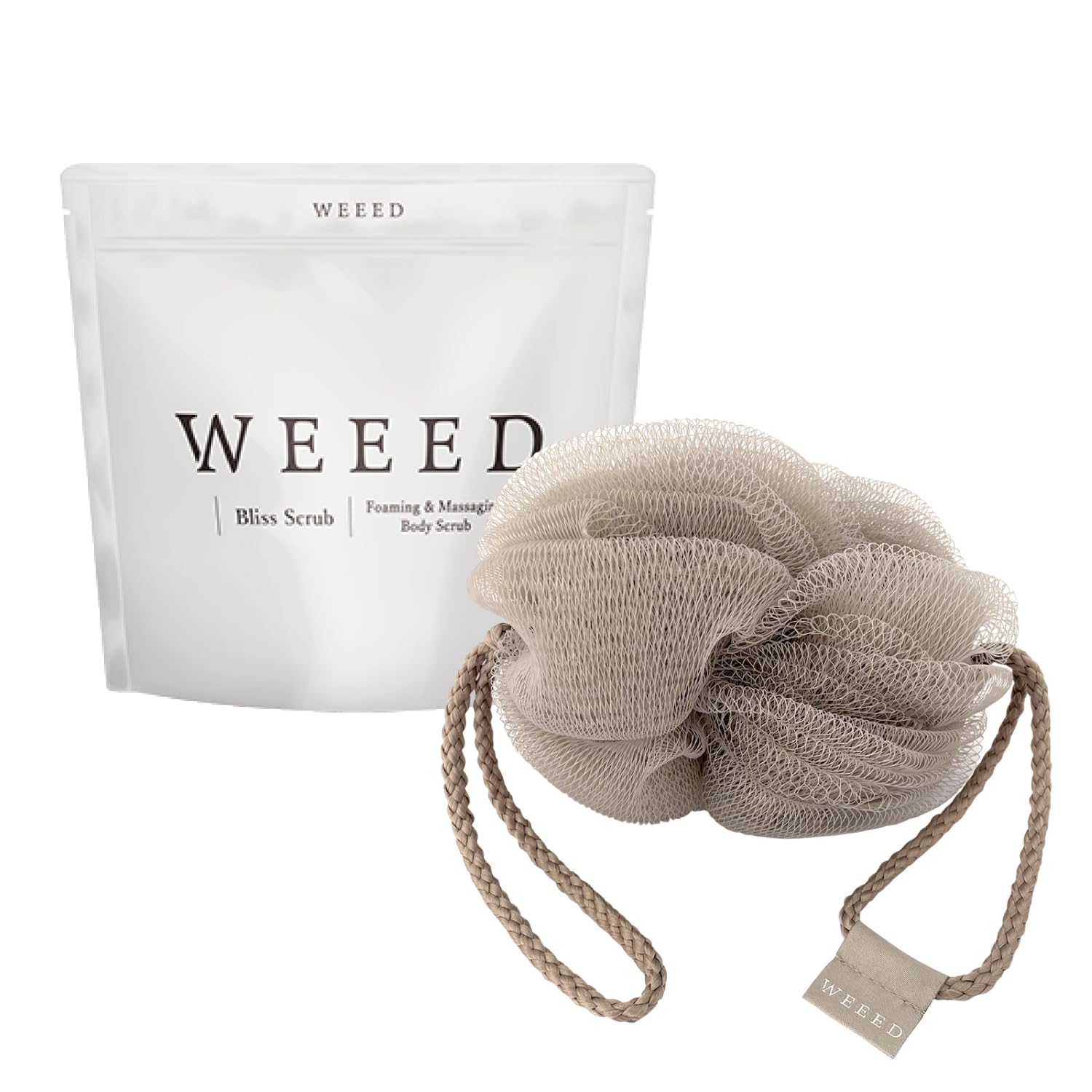 

WEEED Bliss Scrub 120g Original Double Foaming Net Body Lavender Vanilla Made in Weed Body Skin Acne Body Care & Set, Scrub, & Scent, Medicated,