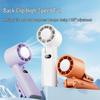 USB Portable High-Speed Handheld Fan with Digital Display and Back Clip