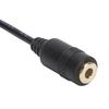 RC‑045 90 Degree Elbow Cable 3‑Pole 3.5mm Male to Female Earphone   Extension Cable