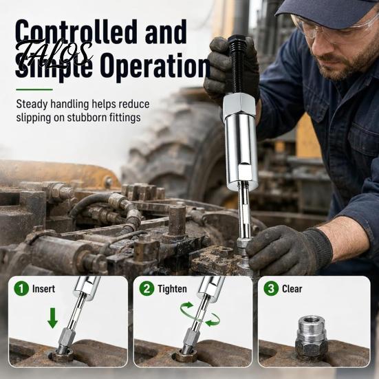 Industrial Lubrication Port Dredge Grease Nozzle Unclogging Tool, Heavy Duty Manganese Steel Fitting Cleaner, Wear Resistant Nipple Cleaner Anti-Rust