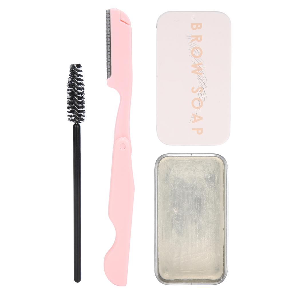 Eyebrow Soap Kit Brows Styling Soap Eyebrow Setting Gel Balm Makeup Cosmetics Kit