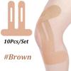 10PCS Precut Kinesiology Tape For Knees,Waterproof Elastic Breathable Knee Tape,Athletic Tape Provide Support Stability Running
