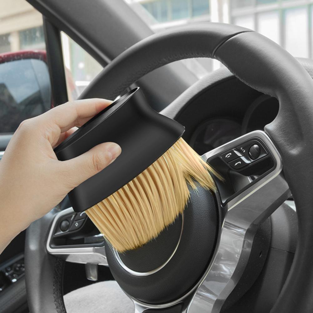 Car Interior Dust Brush Car Cleaning Brush Soft Detailing Brush for Automotive Dashboard Vents