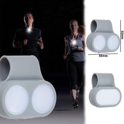 Portable LED Headlight Silicone Backpack Light Chest Lamp for Running Cycling Hiking Camping