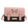 Stylish Korean Fashion Trendy Bowknot Handbag For Women In Elegant Black And Pink Options