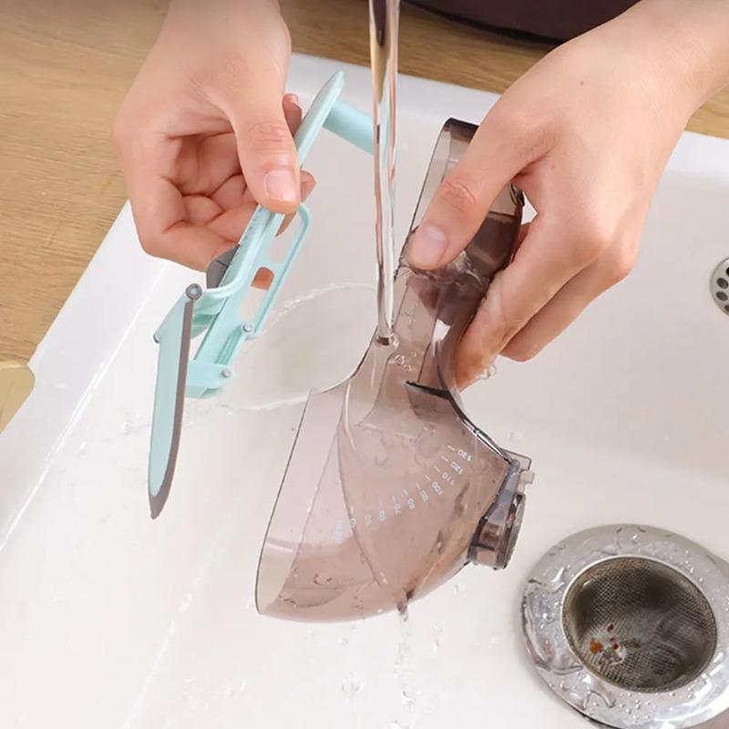 1Pcs New Adjustable Measuring Spoons with Scale Plastic Measuring Scoops Cups for Baking Cooking Accessories Kitchen Measuring Tools