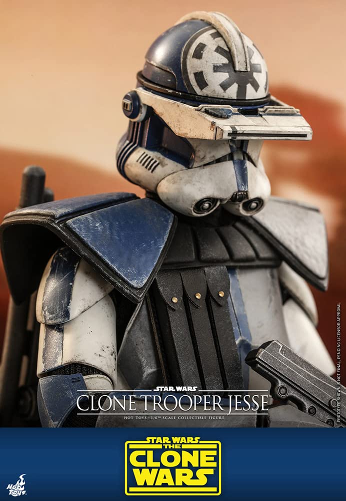 TV Masterpiece Star The Clone Wars Clone Scale Figure White Wars Trooper/Jesse 1/6