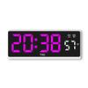Popular LED Alarm Clock Multifunctional Alarm Clock Simple Desktop Clock Temperature Display Multiple Sets of Alarm Clocks 1110