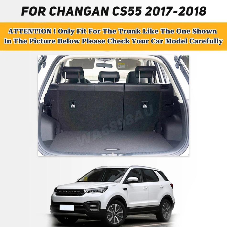 For Changan CS55 2017 2018 Custom High Quality Car Trunk Mat Anti Dirty Durable Leather Carpet